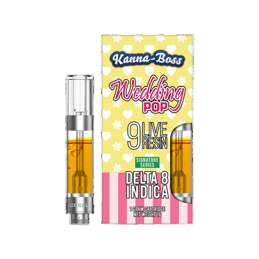 KANNA-BOSS 1ML LIVE RESIN CARTRIDGE SIGNATURE SERIESE WEDDING POP (INDICA) 789049516337