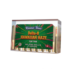 KANNA-BOSS DELTA 8 50CT PRE ROLLS