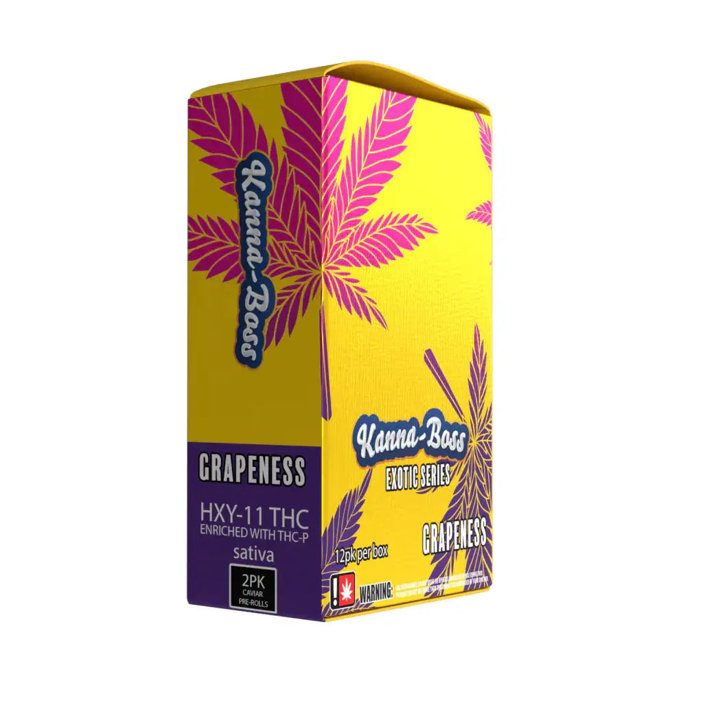 KANNA-BOSS EXOTIC SERIES HYDROXY 11 + THC-P CAVIAR PRE-ROLLS