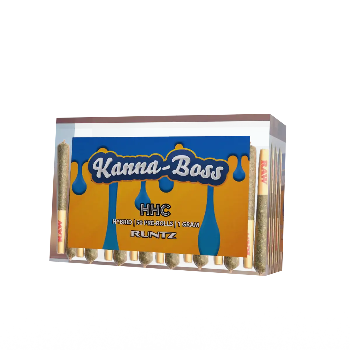 KANNA-BOSS HHC 50CT PRE ROLLS - RUNTZ - DELTA