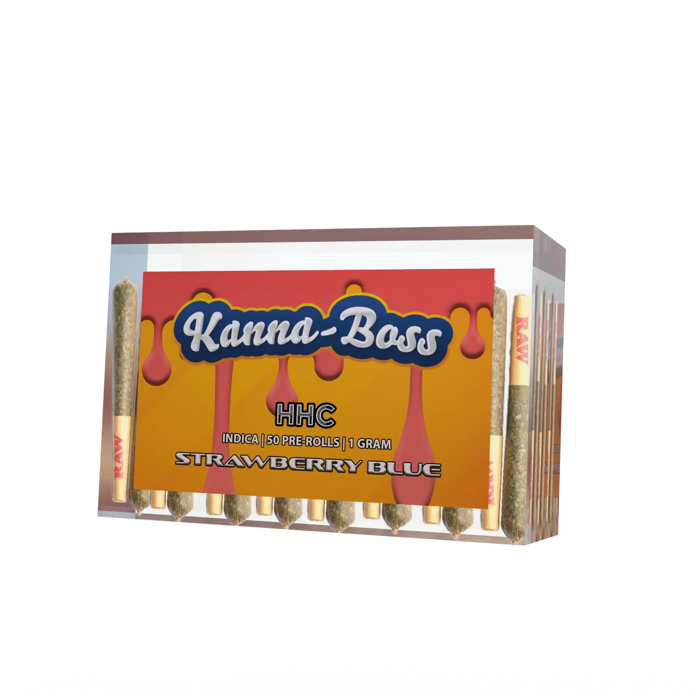 KANNA-BOSS HHC 50CT PRE ROLLS - STRAWBERRY BLUE - DELTA