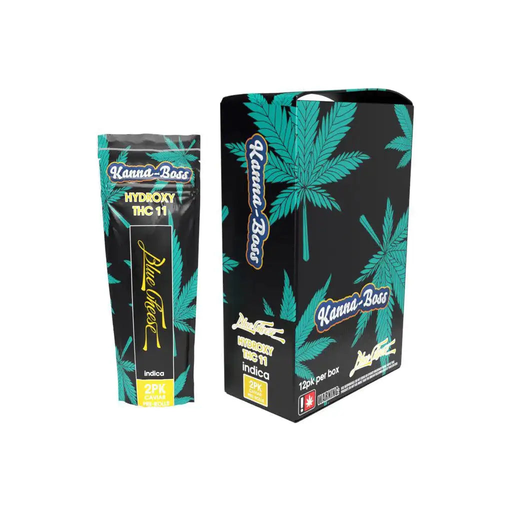 KANNA-BOSS HYDROXY 11 CAVIAR PRE-ROLLS 2/PK 12PACK/BOX -