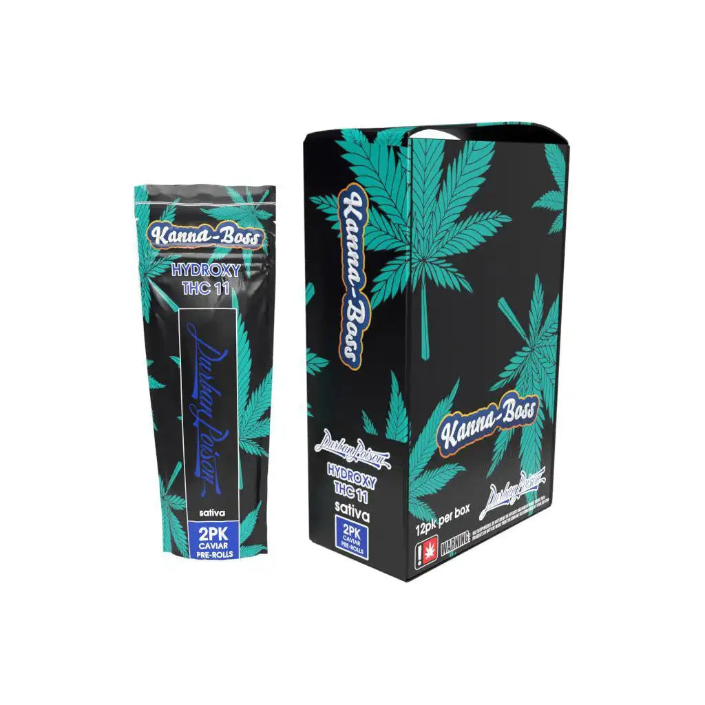 KANNA-BOSS HYDROXY 11 CAVIAR PRE-ROLLS 2/PK 12PACK/BOX