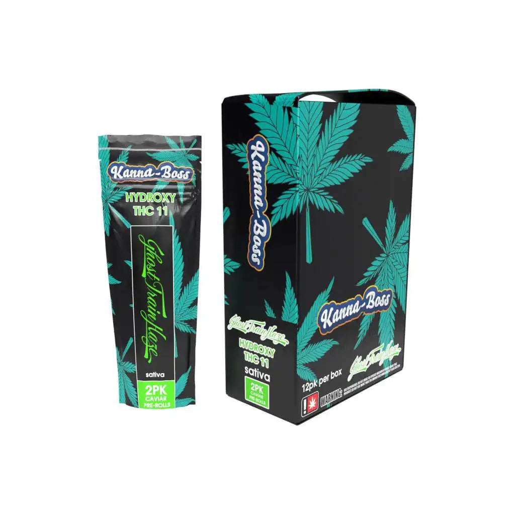 KANNA-BOSS HYDROXY 11 CAVIAR PRE-ROLLS 2/PK 12PACK/BOX -