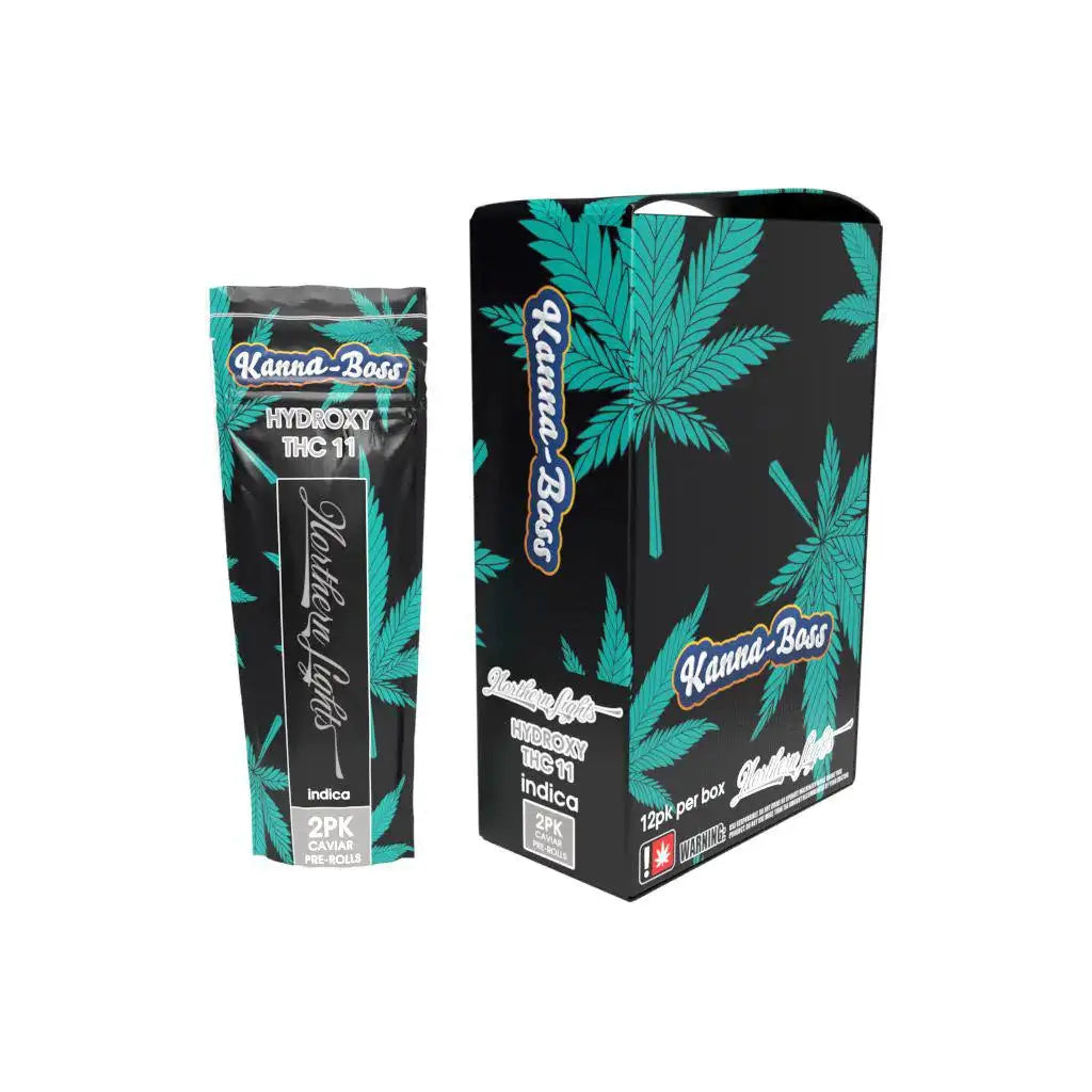 KANNA-BOSS HYDROXY 11 CAVIAR PRE-ROLLS 2/PK 12PACK/BOX -