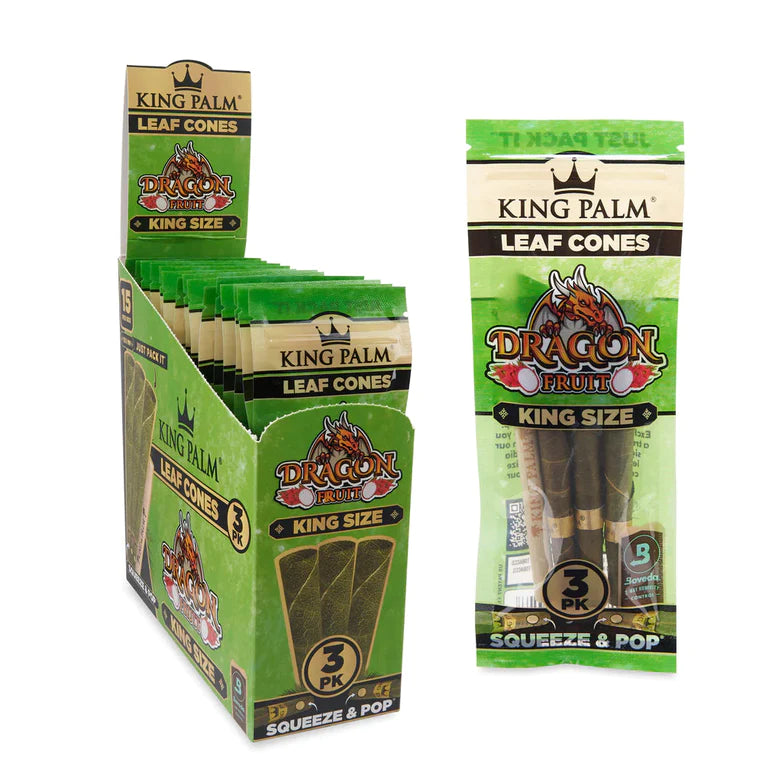 KING PALM CONES KING SIZE - 3PK 15CT