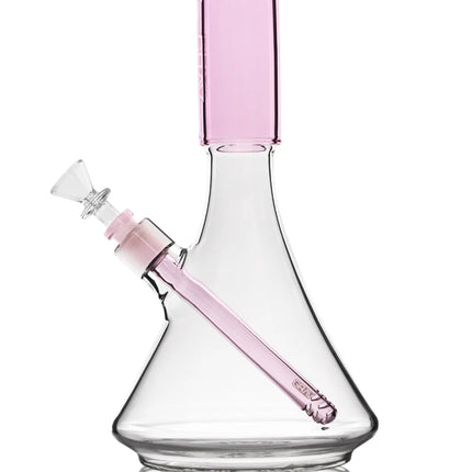 GRAV LARGE DECO BEAKER WATER PIPE | PINK