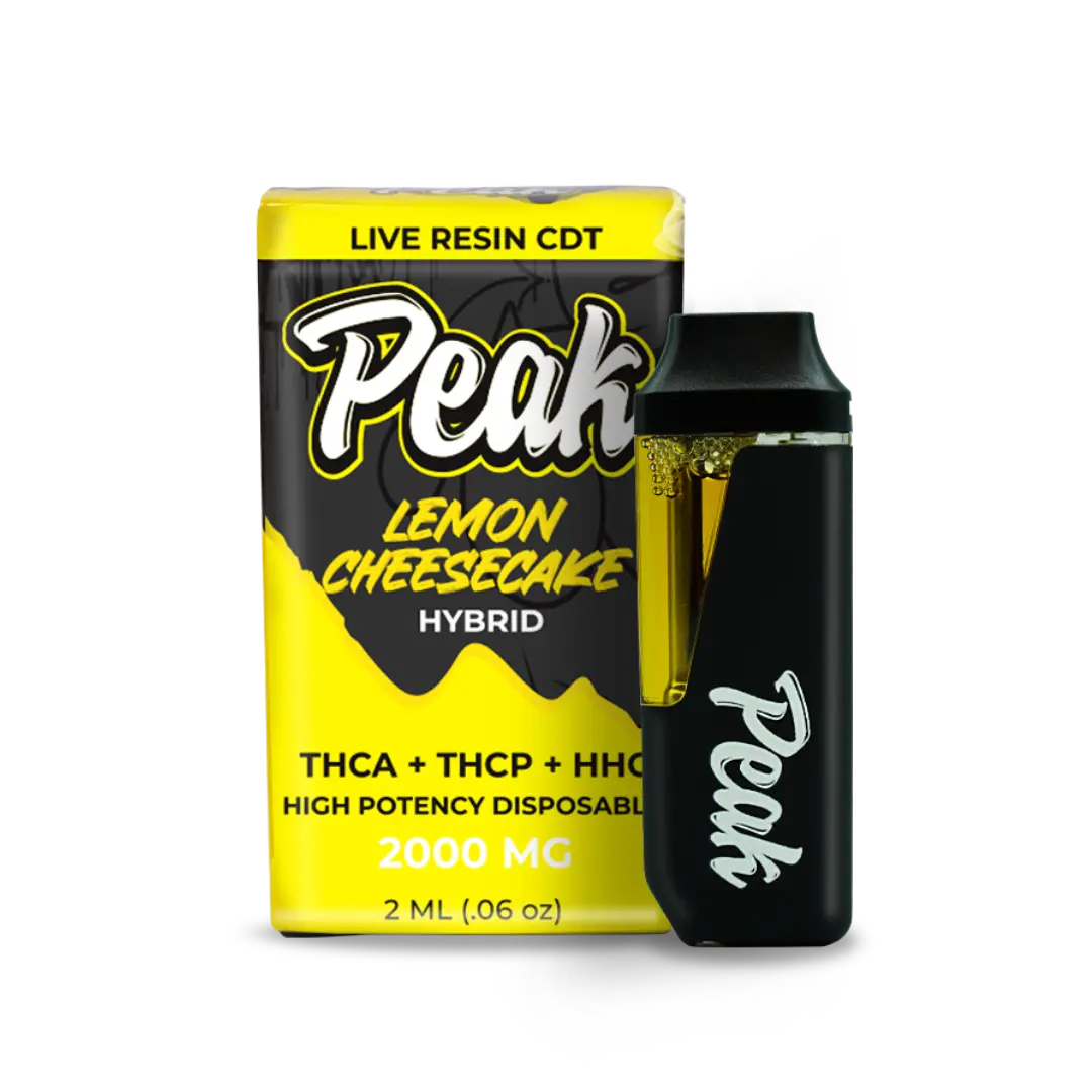 PEAK 2ML LIVE RESIN CDT (THC-A, THC-P, HHC) LIQUID DIAMONDS DISPOSABLE