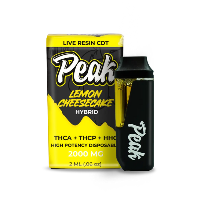 PEAK 2ML LIVE RESIN CDT (THC-A, THC-P, HHC) LIQUID DIAMONDS DISPOSABLE