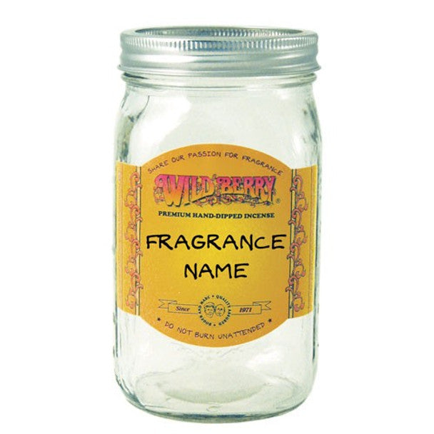 WILD BERRY EMPTY GLASS JAR