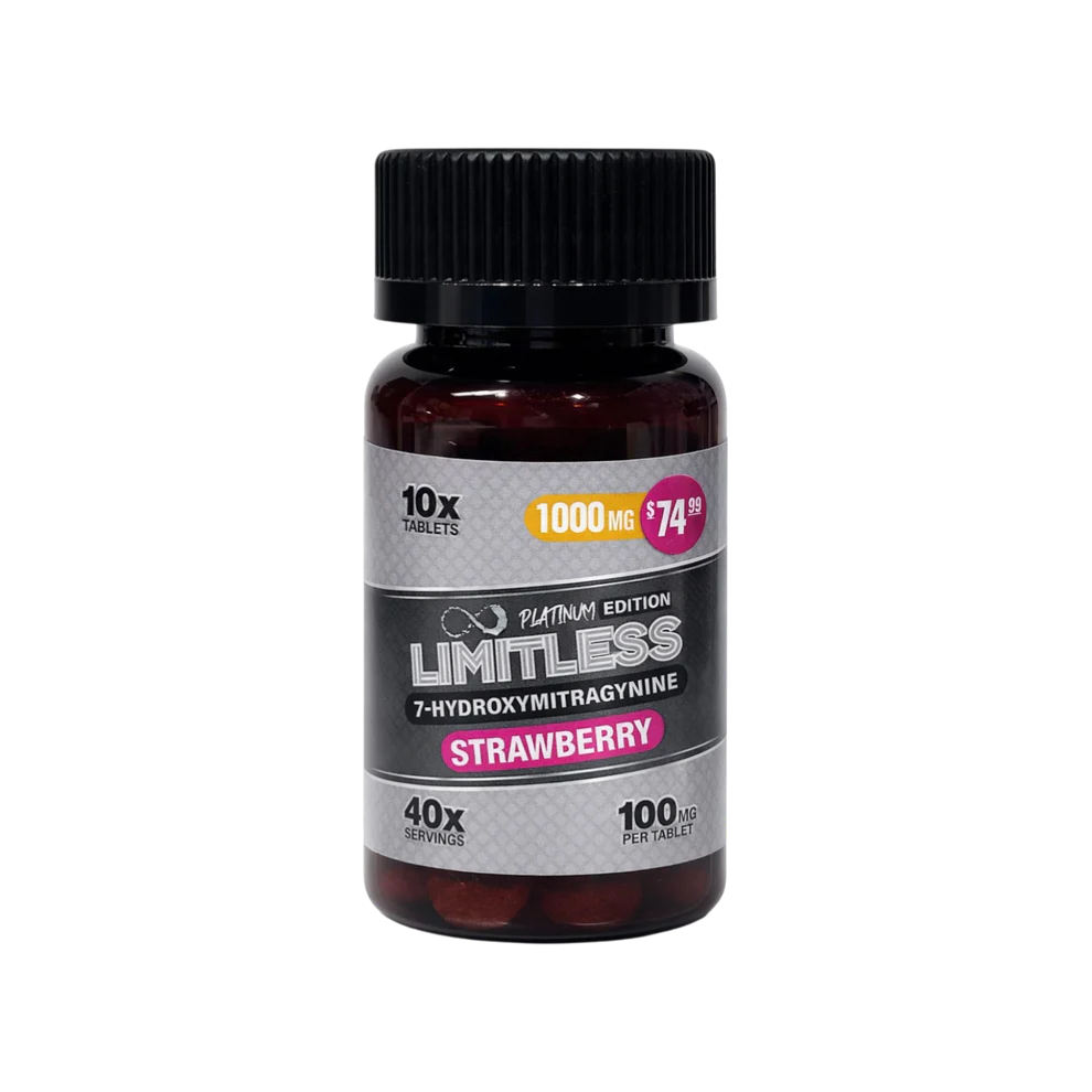 LIMITLESS 7-HYDROXY 100MG TABLET (10CT BOTTLE)