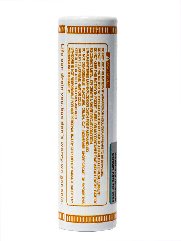LITHICORE 18650 2500MAH BATTERY