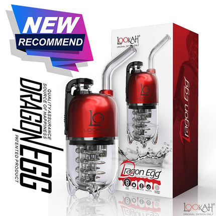 LOOKAH DRAGON EGG WAX VAPE RIG - RED - Hardware & Coils