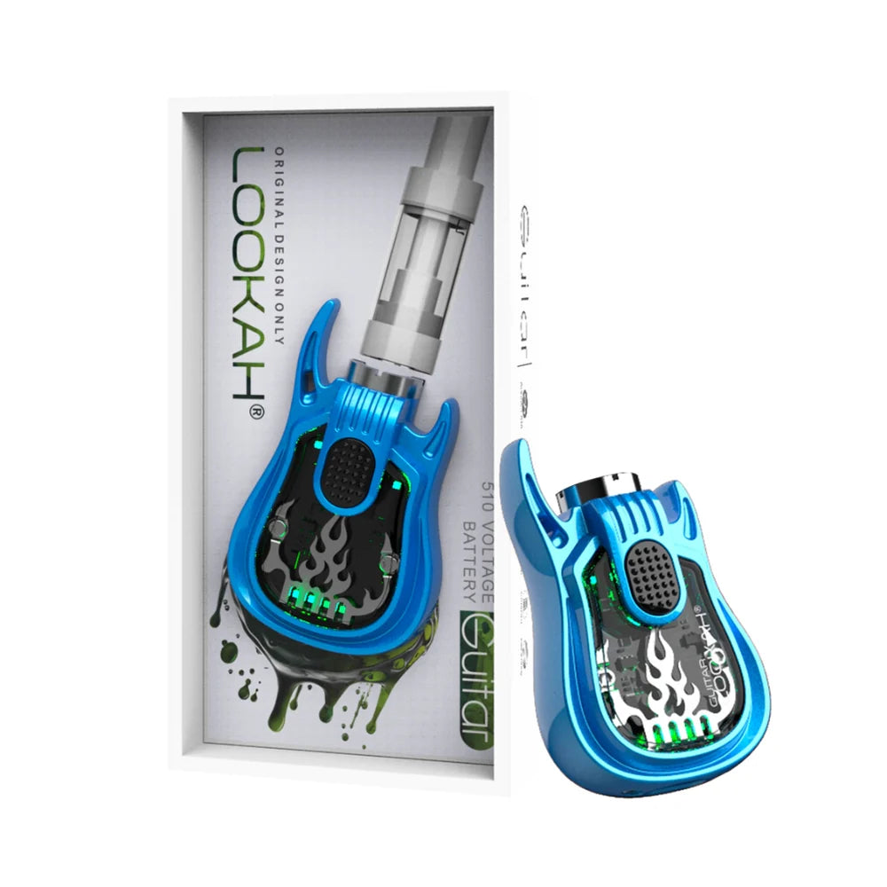 LOOKAH GUITAR DESIGN 350MAH 510 CARTRIDGE PREHEAT VAPE BATTERY