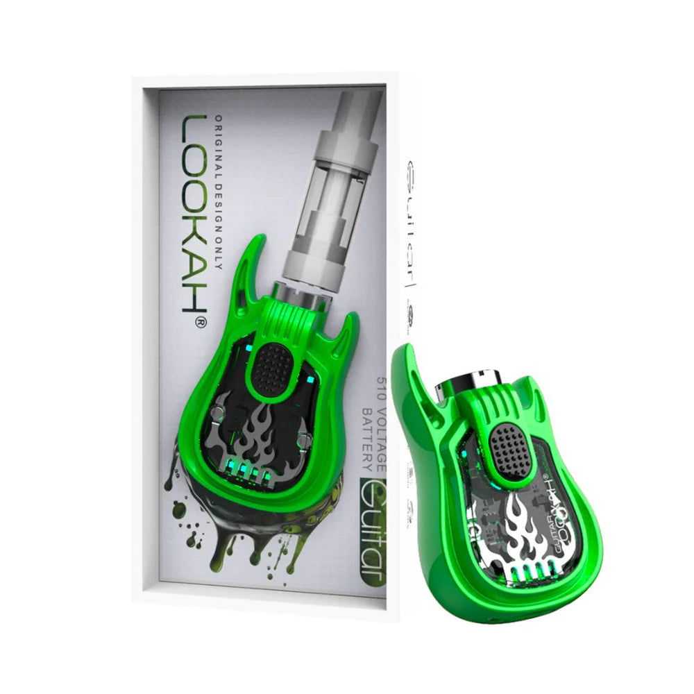 LOOKAH GUITAR DESIGN 350MAH 510 CARTRIDGE PREHEAT VAPE BATTERY