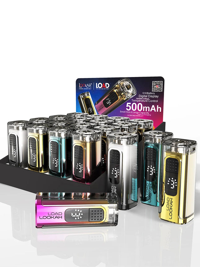 LOOKAH LOAD 500MAH 510 VAPE PEN BATTERY (16CT DISPLAY)