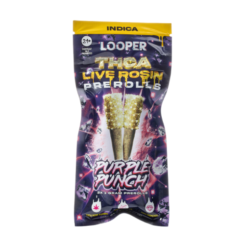 LOOPER LIVE ROSIN THCA PRE-ROLLS 2 X 1 GRAM EACH