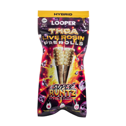 LOOPER LIVE ROSIN THCA PRE-ROLLS 2 X 1 GRAM EACH