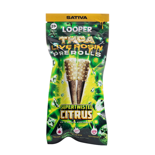 LOOPER LIVE ROSIN THCA PRE-ROLLS 2 X 1 GRAM EACH