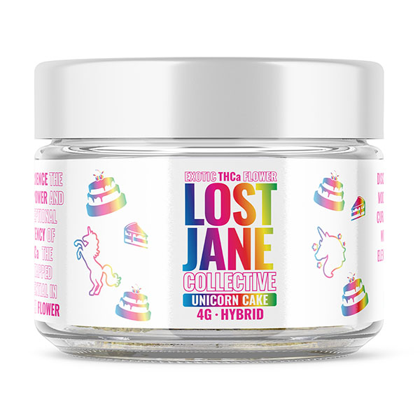 LOST JANE COLLECTIVE EXOTIC THCA FLOWER 4G JAR