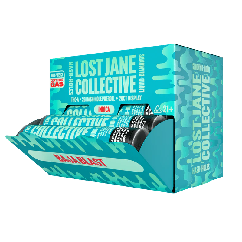 LOST JANE 2 GRAM THC-A HASH HOLE PRE ROLLS (20CT BOX)
