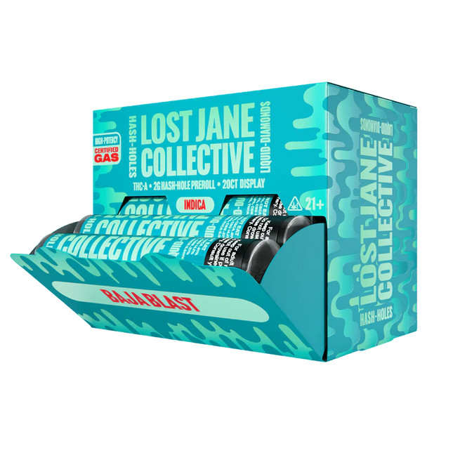 LOST JANE 2 GRAM THC-A HASH HOLE PRE ROLLS (20CT BOX)