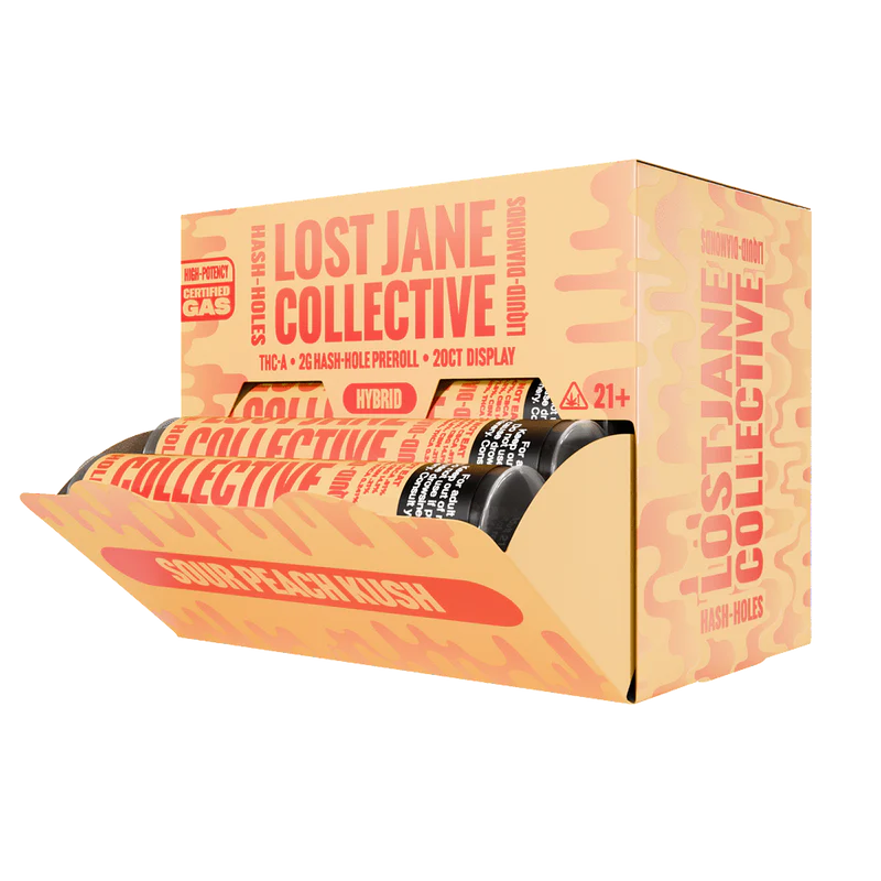 LOST JANE 2 GRAM THC-A HASH HOLE PRE ROLLS (20CT BOX)