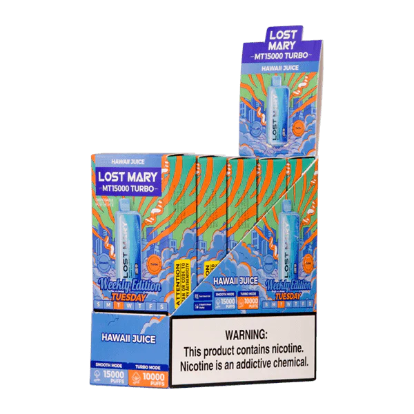 LOST MARY MT15000 TURBO 5% DISPOSABLE 5CT/PACK