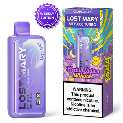LOST MARY MT15000 TURBO 5% DISPOSABLE 5CT/PACK