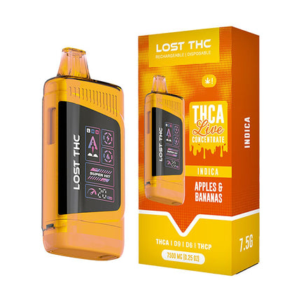 LOST THC V3 LIVE THCA CONCENTRATE 7.5 GRAM DISPOSABLE