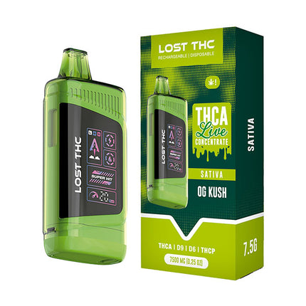 LOST THC V3 LIVE THCA CONCENTRATE 7.5 GRAM DISPOSABLE