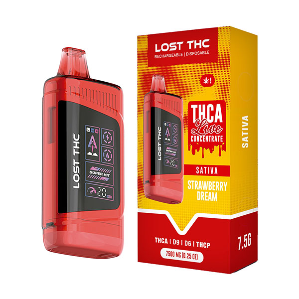 LOST THC V3 LIVE THCA CONCENTRATE 7.5 GRAM DISPOSABLE Rising Wholesale Inc. LOST THC V3 LIVE THCA CONCENTRATE 7.5 GRAM DISPOSABLE Rising Wholesale Inc.