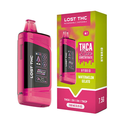LOST THC V3 LIVE THCA CONCENTRATE 7.5 GRAM DISPOSABLE