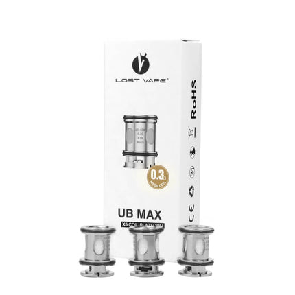 LOST VAPE UB MAX X3 COIL 0.3 OHM (3PC PACK)