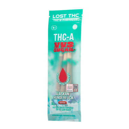 LOST THC V3 THC-A VVS SUGAR 5G PRE ROLLS (1.65G X 3CT)