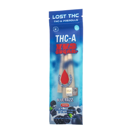 LOST THC V3 THC-A VVS SUGAR 5G PRE ROLLS (1.65G X 3CT)