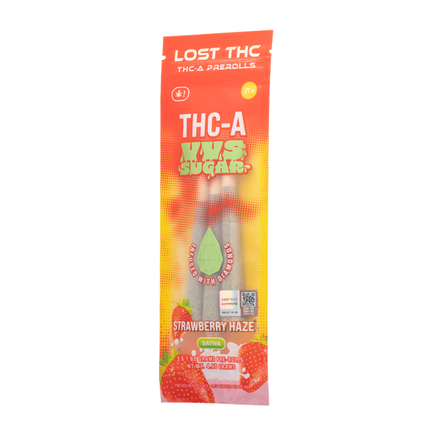 LOST THC V3 THC-A VVS SUGAR 5G PRE ROLLS (1.65G X 3CT)