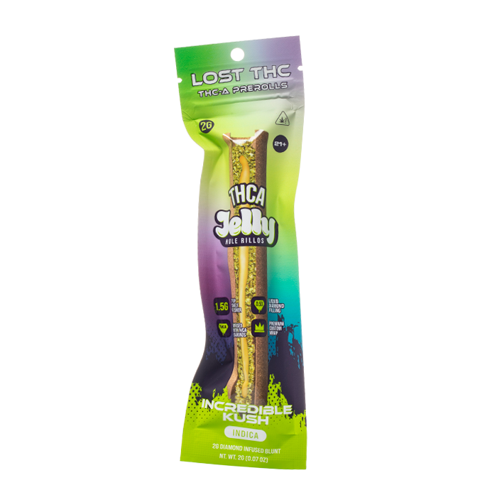 LOST THC THC-A JELLY HOLE RILLOS 2G DIAMOND INFUSED BLUNT