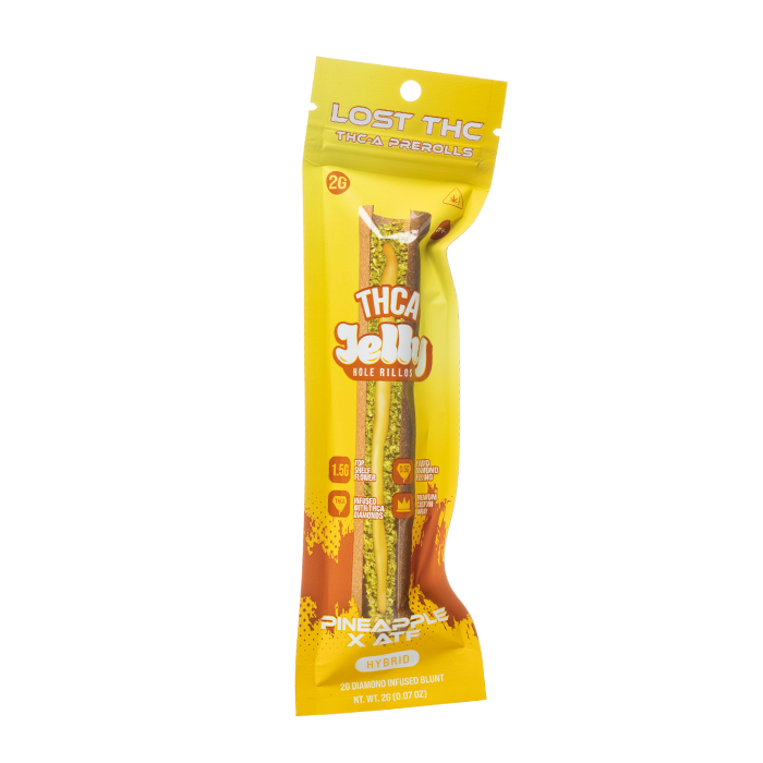 LOST THC THC-A JELLY HOLE RILLOS 2G DIAMOND INFUSED BLUNT
