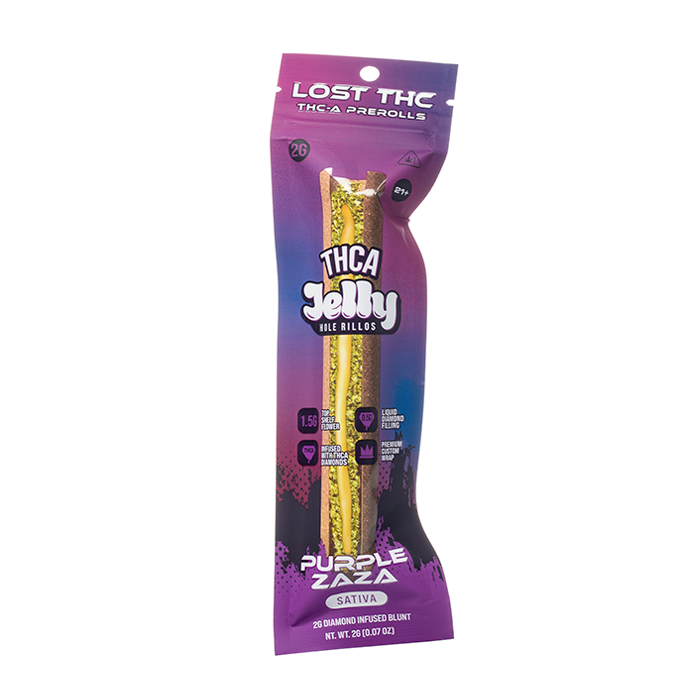 LOST THC THC-A JELLY HOLE RILLOS 2G DIAMOND INFUSED BLUNT