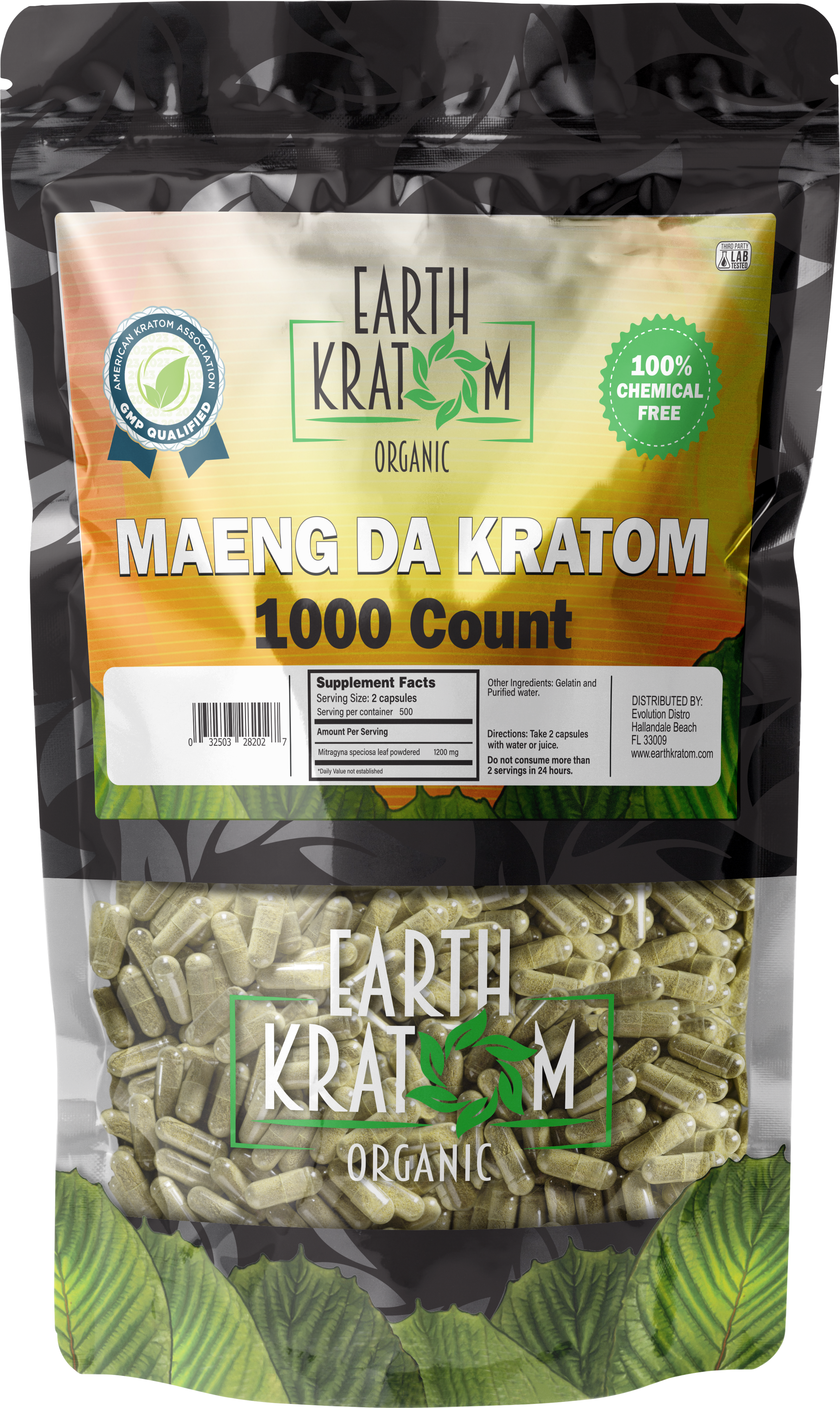 EARTH KRATOM 1000CT CAPSULE