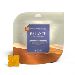 HOMETOWN HERO 20MG D9 BALANCE SELECT GUMMIES (10CT/PACK)