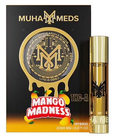 MUHA MEDS 2G THC-A DIAMONDS CARTRIDGE (5CT DISPLAY)