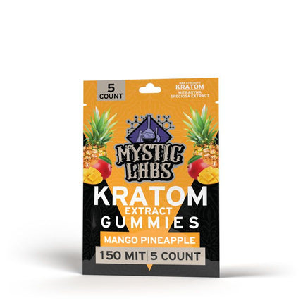 MYSTIC LABS KRATOM EXTRACT GUMIES 150MG MIT GUMMIES (5CT/BAG)