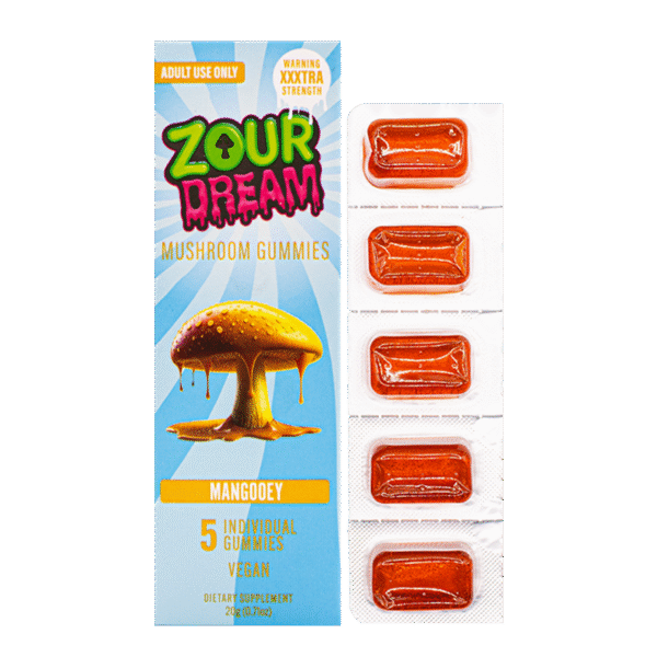 ZOUR DREAM MUSHROOM GUMMIES XXXTRA STRENGTH BLEND (5CT PACK)