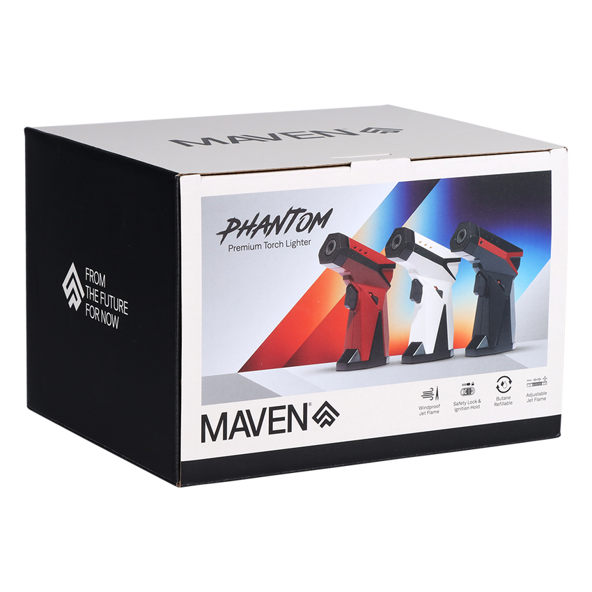 MAVEN PHANTOM PREMIUM TORCH LIGHTER (6CT/DISPLAY) | ASSORTED COLORS