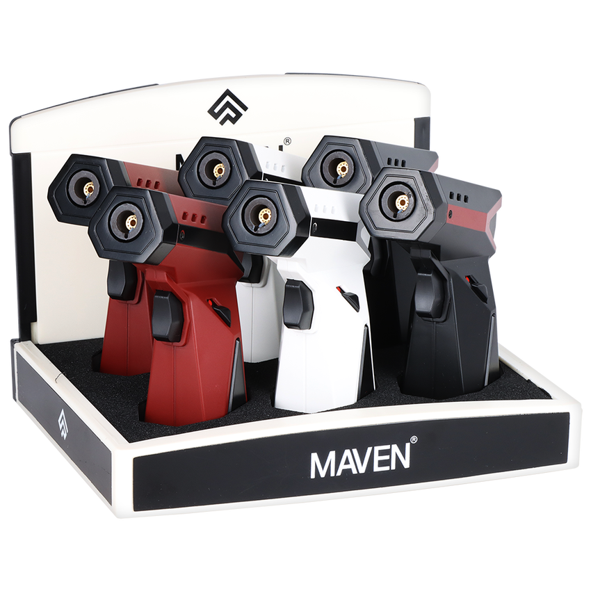 MAVEN PHANTOM PREMIUM TORCH LIGHTER (6CT/DISPLAY) | ASSORTED COLORS