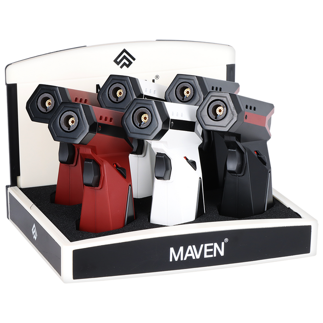 MAVEN PHANTOM PREMIUM TORCH LIGHTER (6CT/DISPLAY) | ASSORTED COLORS