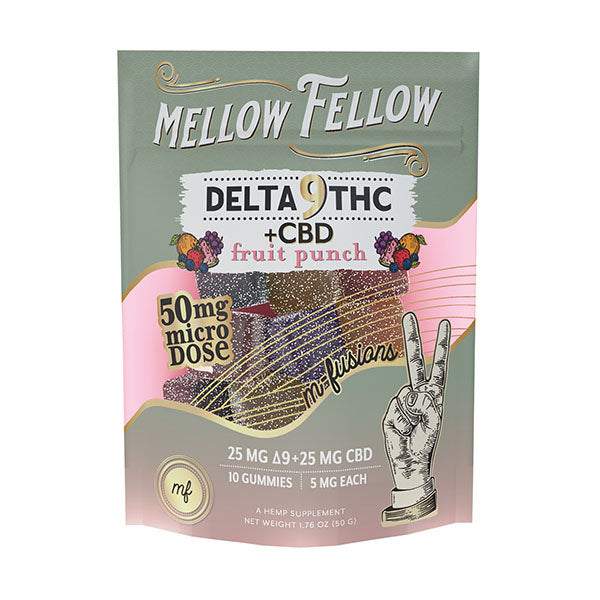 MELLOW FELLOW M-FUSION(BAG) MICRO-DOSE 50MG DELTA 9