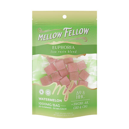 MELLOW FELLOW 50MG LIVE RESIN GUMMIES (20CT BAG)